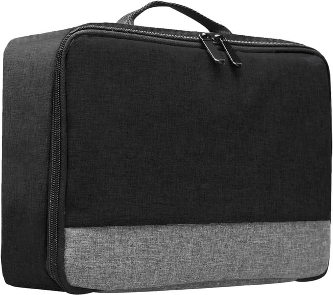 Draagbare Mini-Beamer Tas voor 4-Inch Projector - Zwart en Grijs