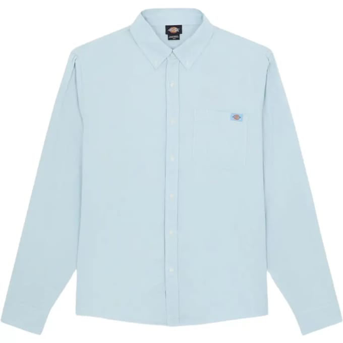 Dickies Gallatin Overhemd Met Lange Mouwen Blauw S Man