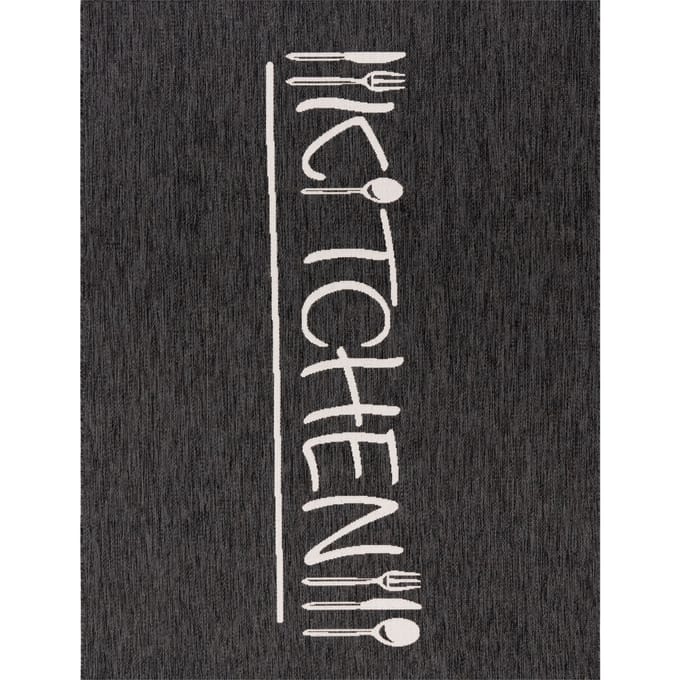 Keukenkleed Cuisinea antraciet 60x100 cm