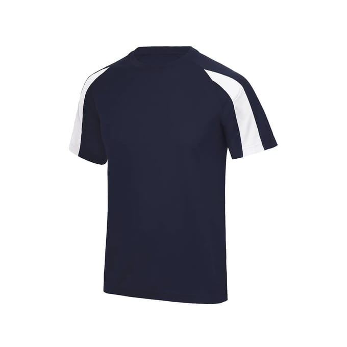 Kindersport T-shirt met contrastkleur Just Cool