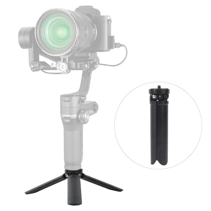 Mini Desktop Statief van Aluminiumlegering 10KG Draagvermogen Handheld Stabilisator Beugel voor DJI black