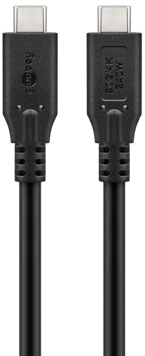 USB-C Kabel - USB4 Gen 2 - 240W laden - Pro - 1,5 meter - Zwart