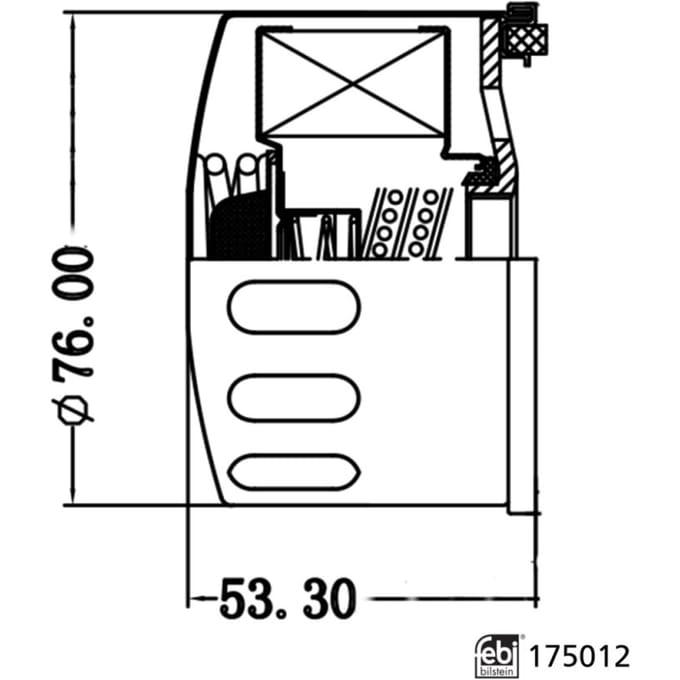 Oliefilter FEBI BILSTEIN 175012