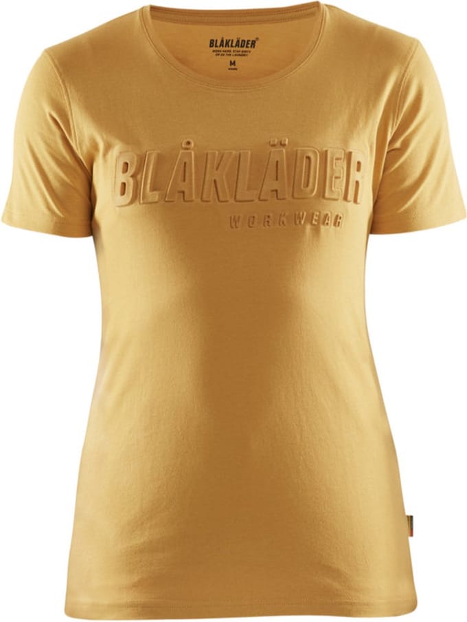 Blaklader Dames T-shirt 3D 3431-1042 - Honinggoud - M