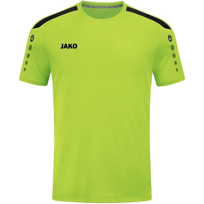 Jako Power Shirt Korte Mouw Kinderen - Fluo Groen | Maat: 152