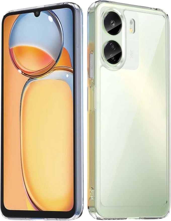 Hoesje voor Xiaomi Redmi 13C / Poco C65 backcover Shockproof siliconen Transparant