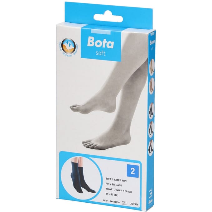 Bota Soft 1 Elegant - Dames Zwart Maat 2 Kousen