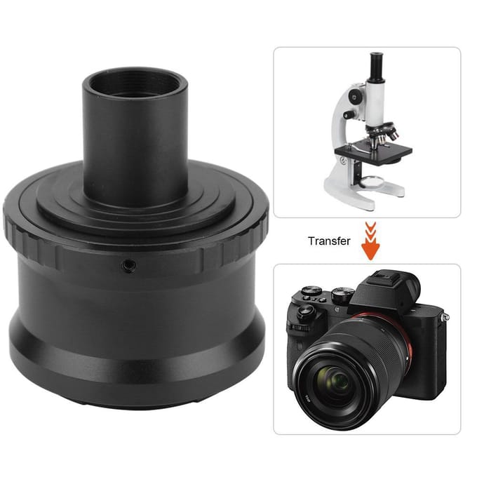 T2 NEX voor T-ring naar voor Sony NEX Mount Camera Microscoop Adapterring black