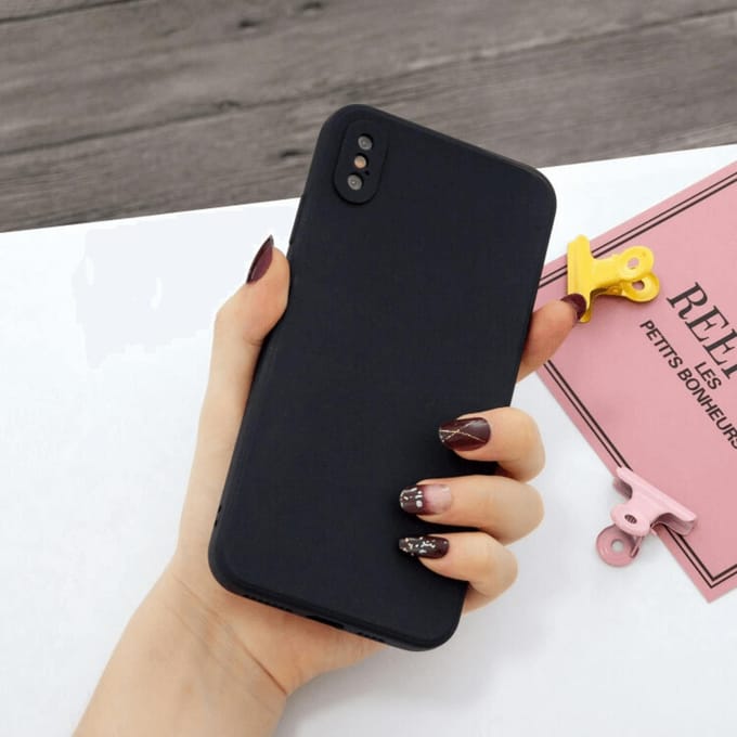 CaseBody iPhone X(s) Hoesje Frosted Zwart