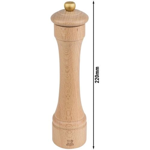 (6 stuks) PEUGEOT HOSTELLERIE - Pepermolen - Hout - Natuurlijk - Hoogte: 220mm bruin