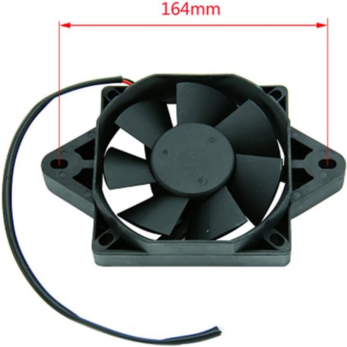 12V elektrische oliekoeler radiator waterkoelventilator voor motorfiets ATV buggy fiets