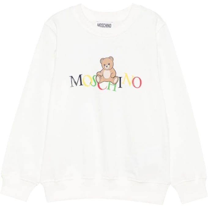 Baby unisex sweatshirt Moschino HNF08V_BIANCO