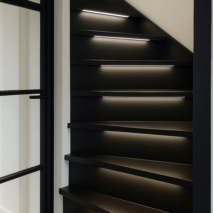 Luxe LED Trapverlichting set met bewegingssensor - Neutraal daglicht - 4000K - voor max. 16 treden