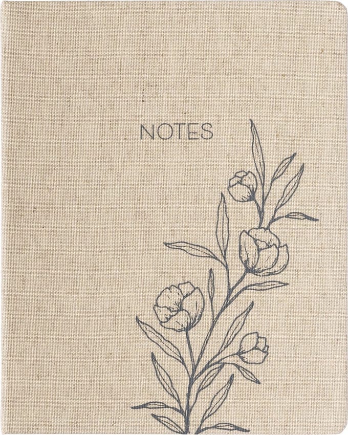 Eccolo notitieboek - Outline Floral - lijn - ca.20x25cm - EC-D511F