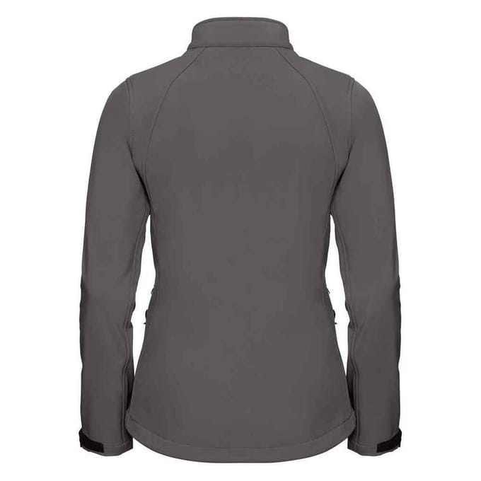 Russell Dames/Dames 3 Layer Soft Shell Jas (Titanium)