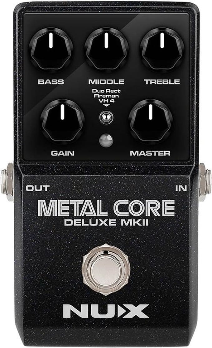 NUX Metal Core Deluxe MK2 high gain preamp effectpedaal