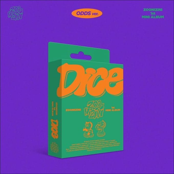 ZOONIZINI (ASTRO) - DOBBELSTEEN (KANSEN ver. / EVENS ver.) META 1e Mini-album EVENS ver. (CD X) black