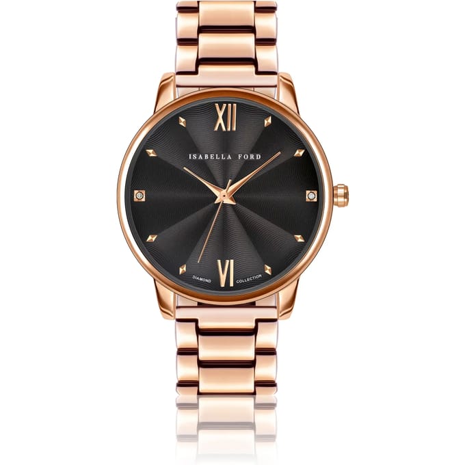 Zilveren horloge voor dames Isabella Ford Coco