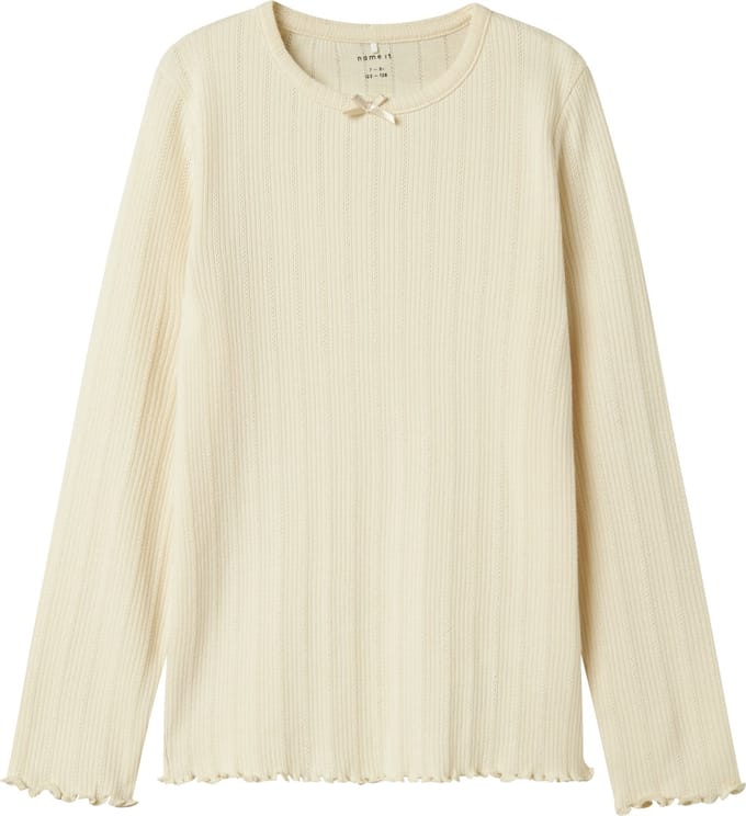 NAME IT - NKFNOLEA LS SLIM TOP PB - Meisjes - Blouses