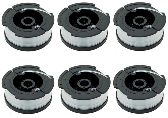 6-pack draadspoelen Geschikt voor Black & Decker grastrimmers