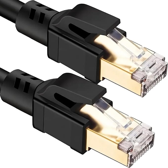 Retoo Cat 8 Ethernet Kabel 1m - 40Gbps S/FTP RJ45 - Hoge Snelheid & Flexibel Ontwerp