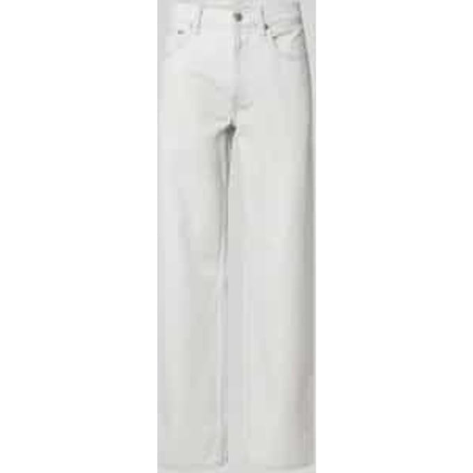 straight fit jeans in used-look