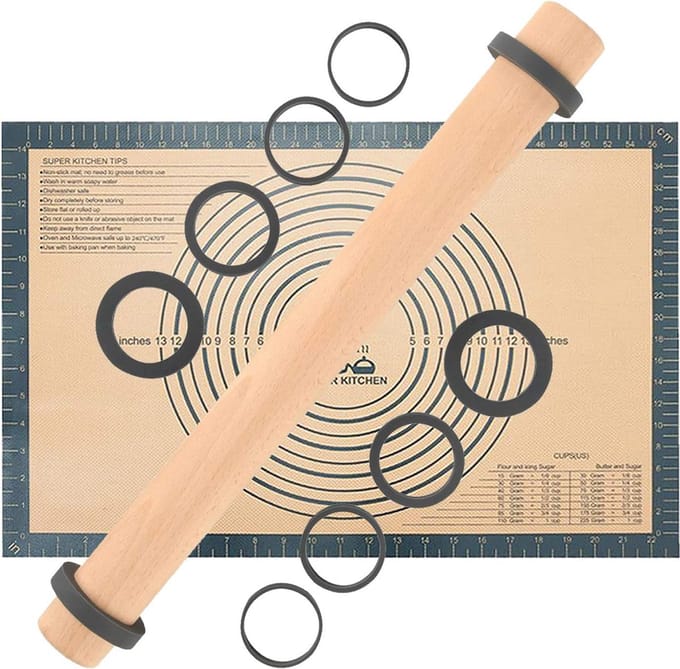 Deegroller hout – houten deegroller - rolhout