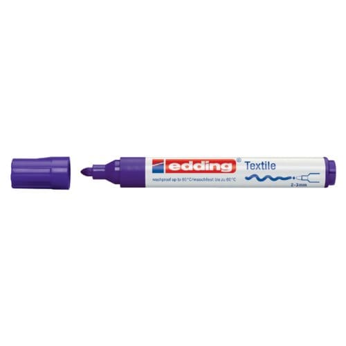 Textielmarker edding 4500 rond 2-3mm blauw