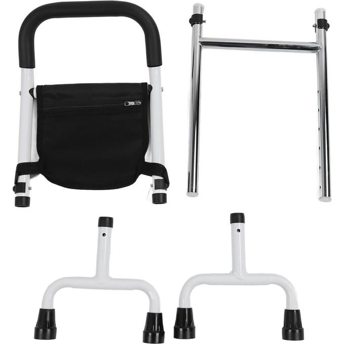 Chair Stand Assist Handle 136kg Toilet Armrests Sofa Armrests Bedside Armrests Elderly 3 in 1 black