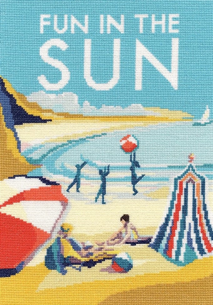 Borduurpakket Vintage Seaside - Bothy Threads