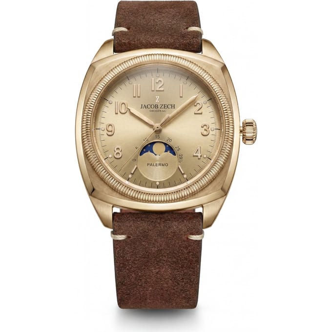 Jacob Zech - Heren Horloge Palermo - Bruin
