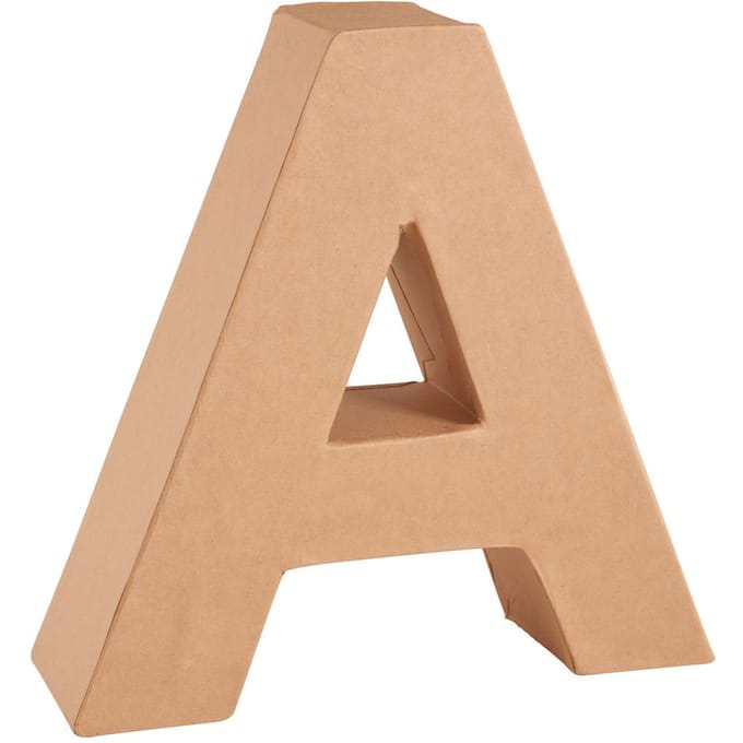 Kartonnen brief - Letter "A"