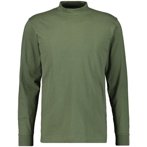 Ragman Long Sleeve Turtle T-Shirt Single Jersey Quality Olive / male