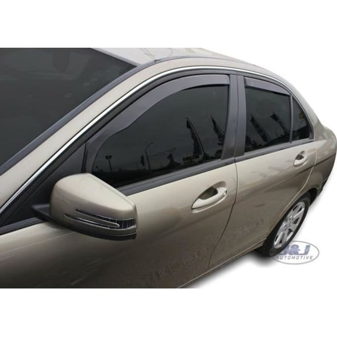 J&;J AUTOMOTIVE | Heko Wind deflectors Voor Mercedes C-Klasse W204 2007-2014