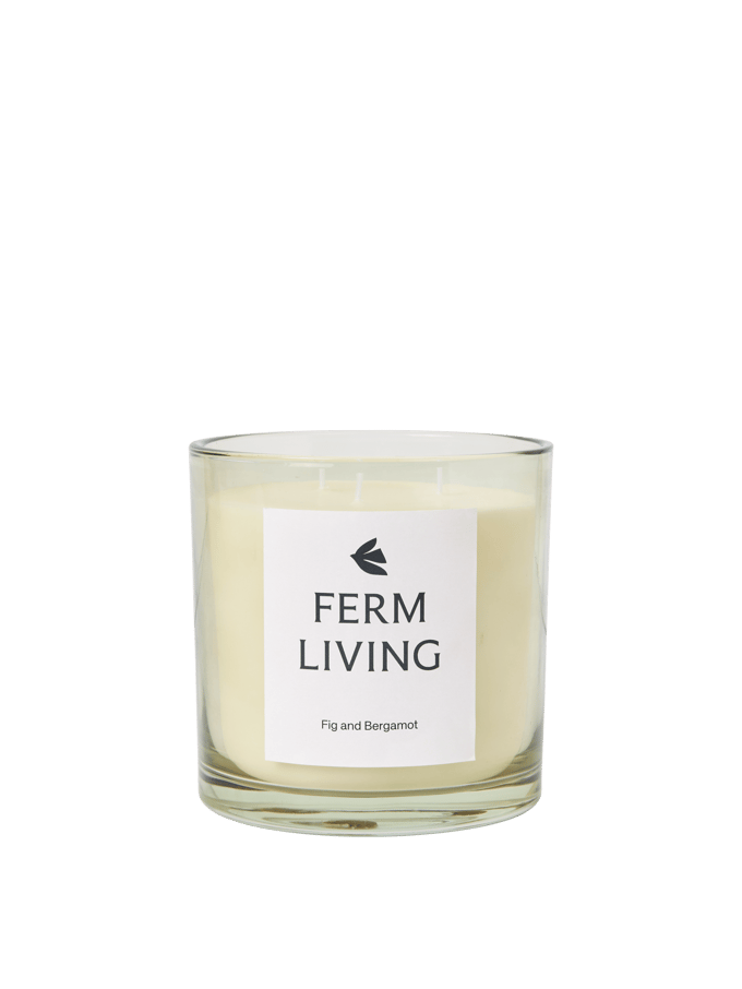 Ferm Living Vitto geurkaars - FermLivingLightCeledon - Hoogte 12 cm