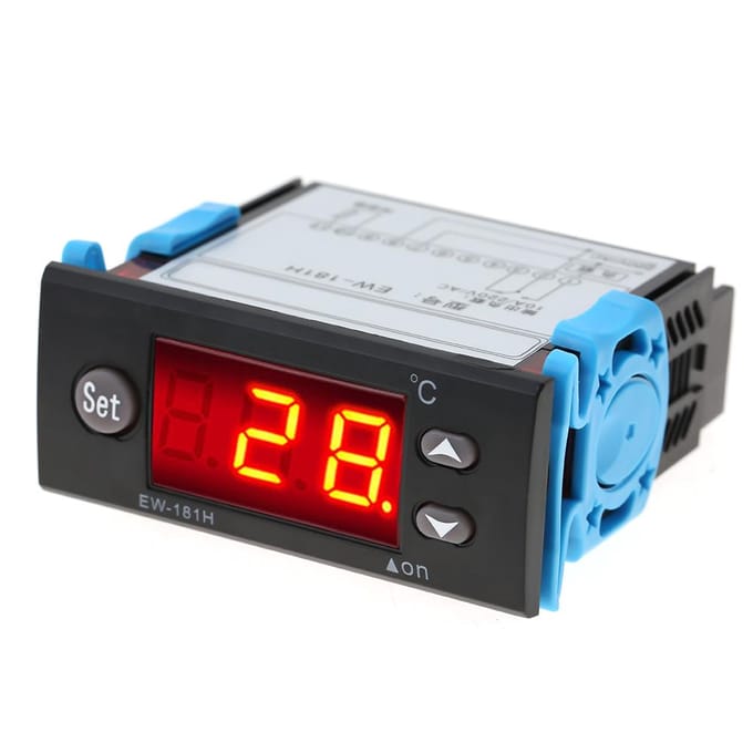 EW‑181H Digitale Temperatuurregelaar Thermostaat EW‑181H Temperatuurregelmeter blue