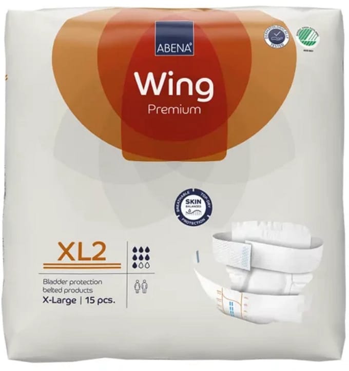 Abena Wing Premium 2 XL - 1 paquet de 15 protections
