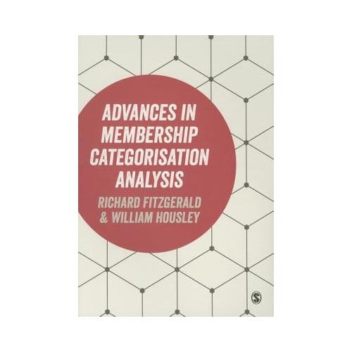 Advances In Membership Categorisation Analysis - Fitzgerald