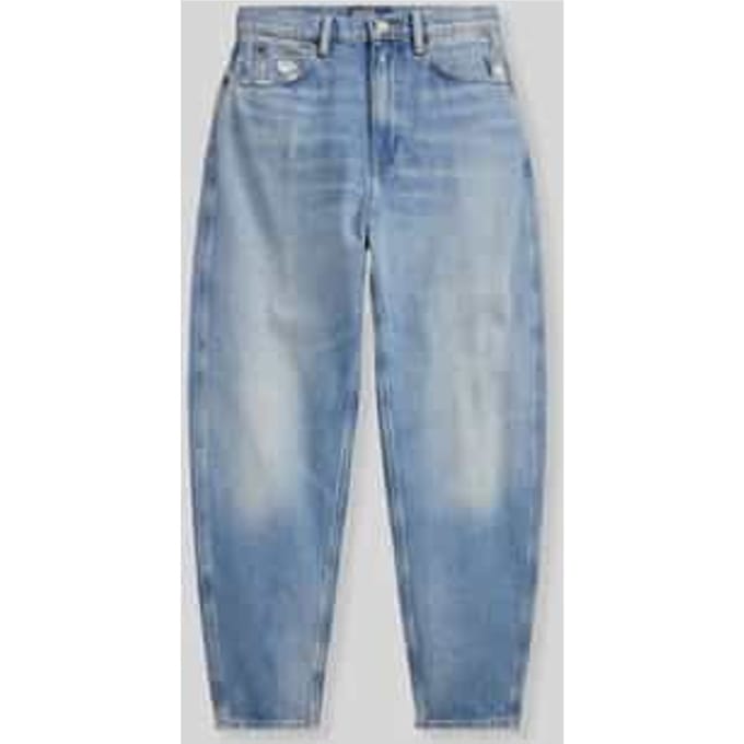 Barrel jeans van puur katoen in 5-pocketmodel