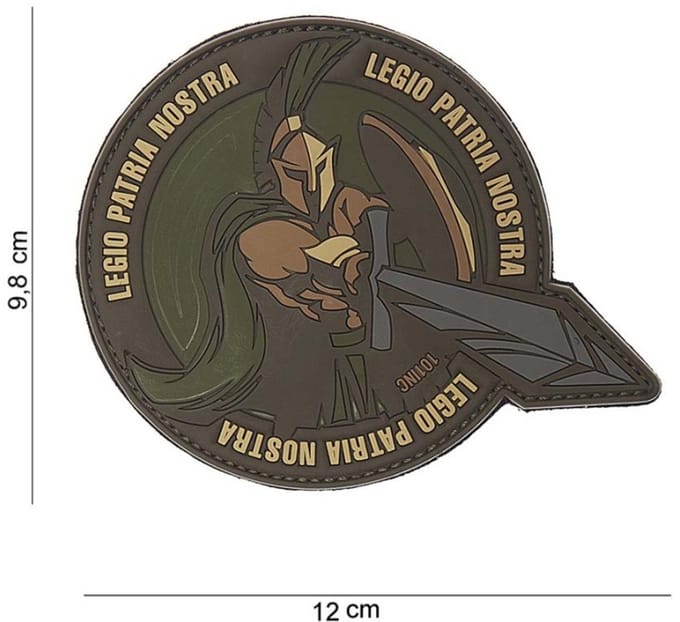 101 Inc Embleem 3D Pvc Legio Patria Nostra Groen   10116