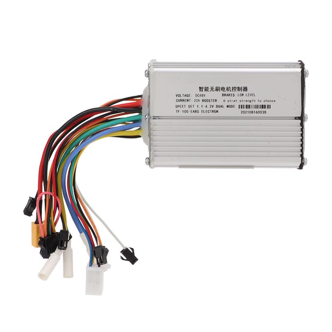 Elektrische Scooter Controller Intelligente Borstelloze Motor Controller 48V 20A voor KUGOO M4 2 Wielen wit