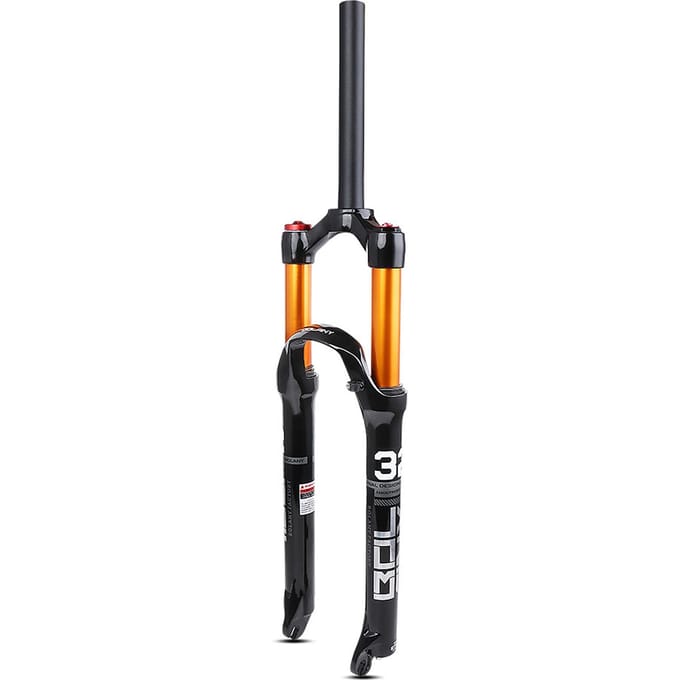 Ultralichte 29'' mountainbike-luchtvoorvork met afstandsbediening van magnesiumlegering Manual control black
