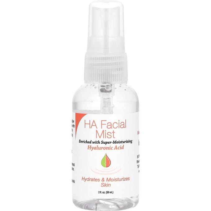 Hyalogic, Brume Faciale HA, Sans Parfum, 2 fl oz (59 ml) white