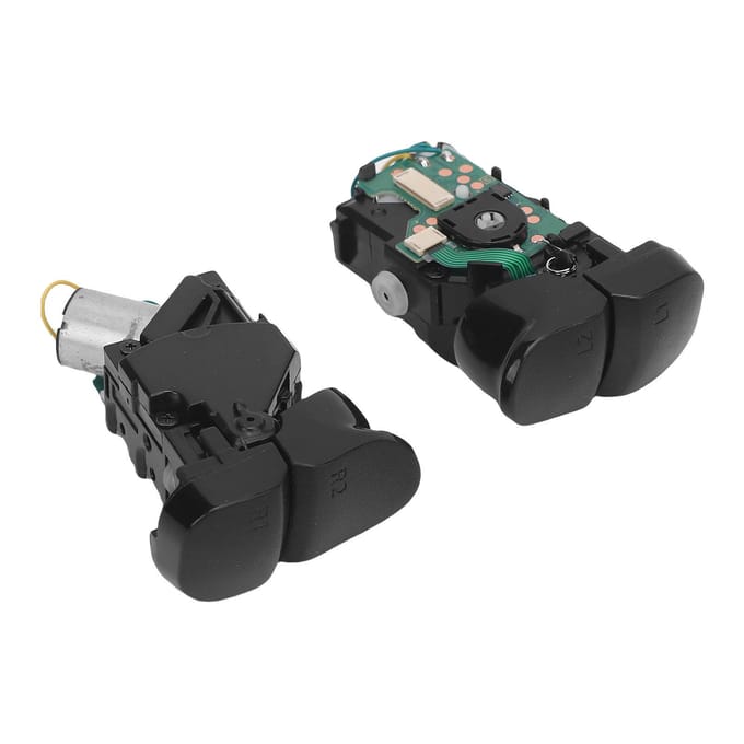 2 stuks Game Controller Trigger Module met Vibratiemotor L1 L2 R1 R2 Adaptieve Trigger Knop voor BDM 020 V2.0 Controller black
