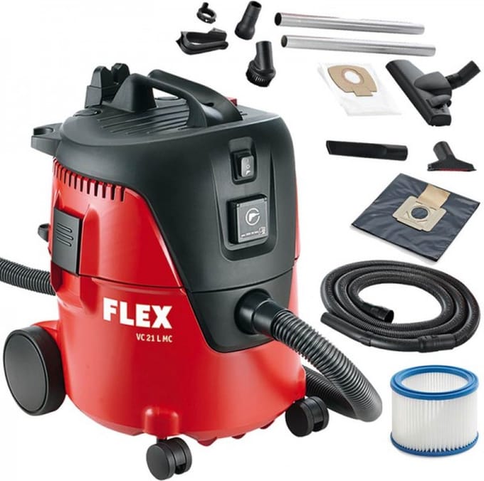 Flex VC 21 L MC - Industriële Stofzuiger - 1250W - 20L - Klasse L