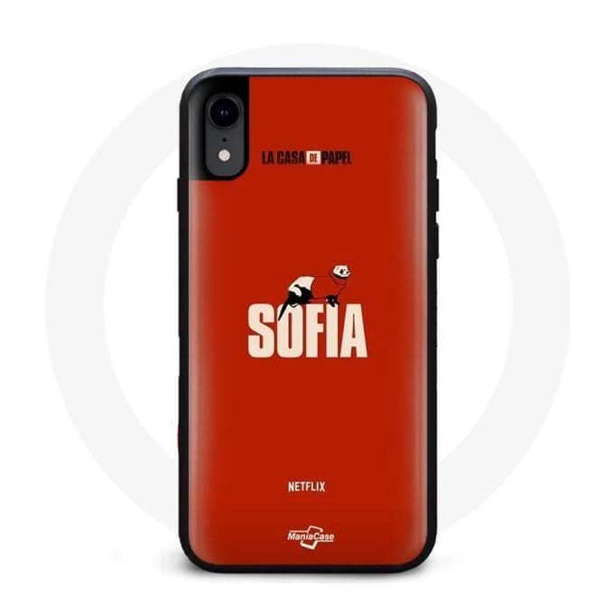 Coque - Maniacase - Iphone X - La Casa De Papel - Silicone - Noir noir