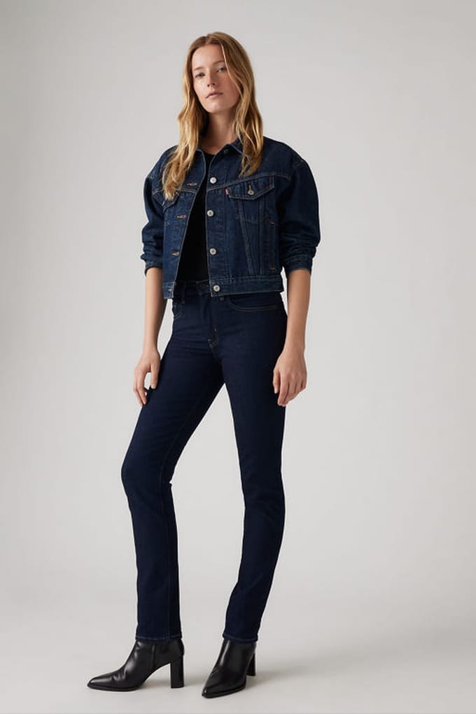 Levi's 724 High Rise Straight Jeans Größe: W29L28 | Straight Jeans Outlet | Damen
