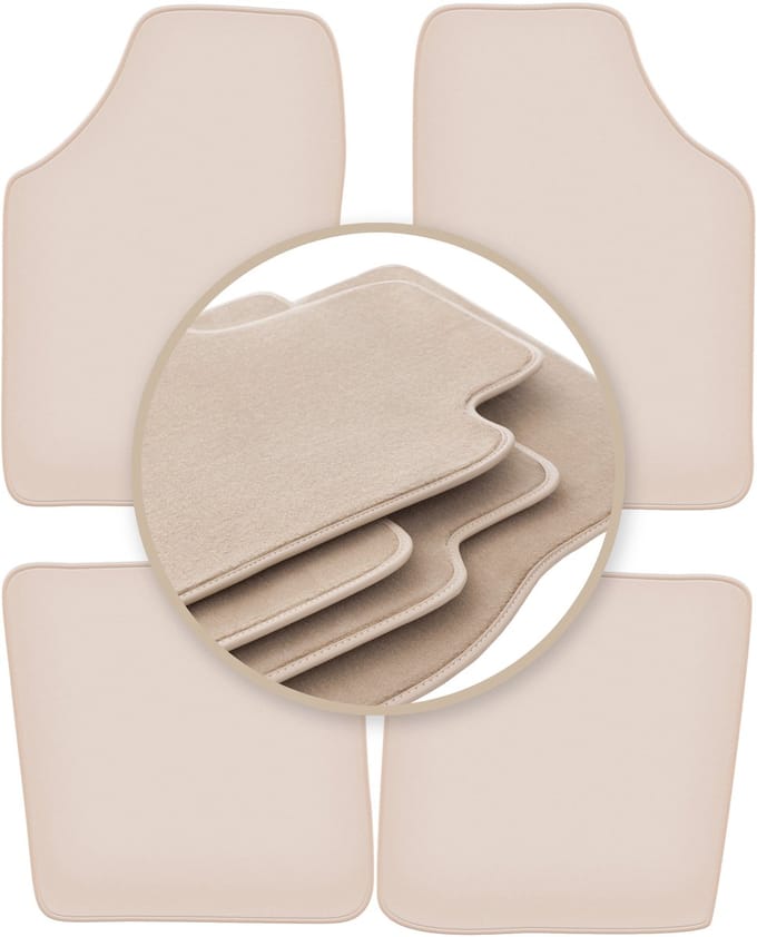 PREMIUM beige matten voor: Renault Kangoo I combivan 1997-2008