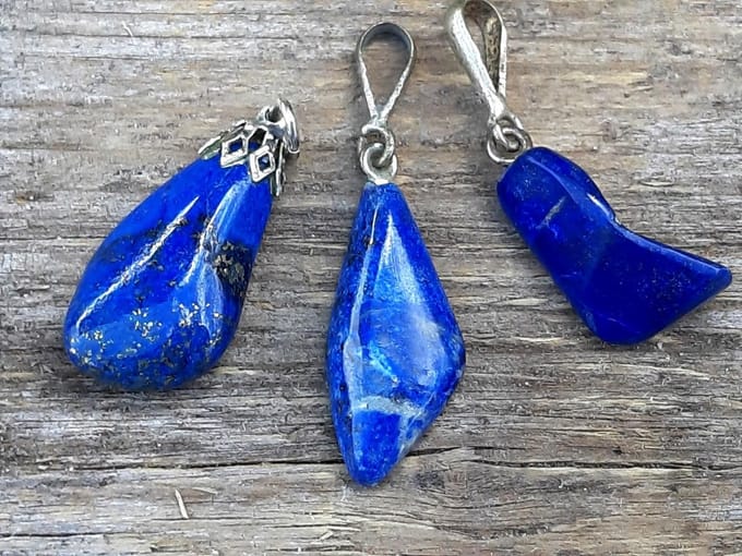 Edelsteen Lapis Lazuli hanger