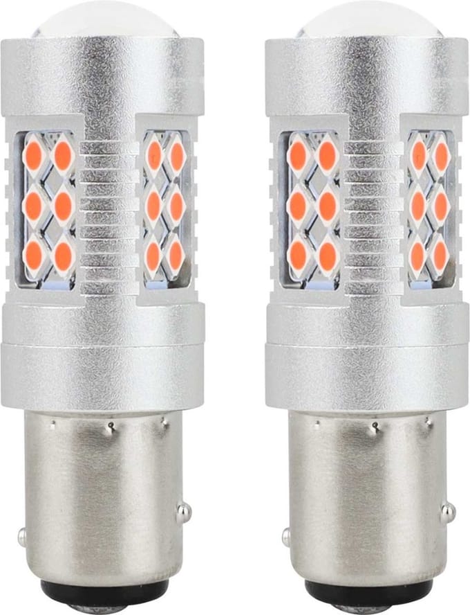ROOD - BAY15D - CANBUS - LED - 24SMD - 3030 - 12 / 24V